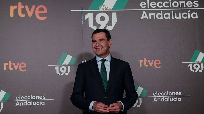 Especiales informativos - Moreno insiste en gobernar solo y sin Vox: "La señora Olona no cree en Andalucía"