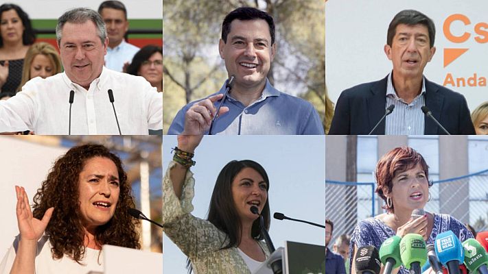 Telediario 1 - La campaña electoral sigue en Andalucía con el debate electoral de fondo