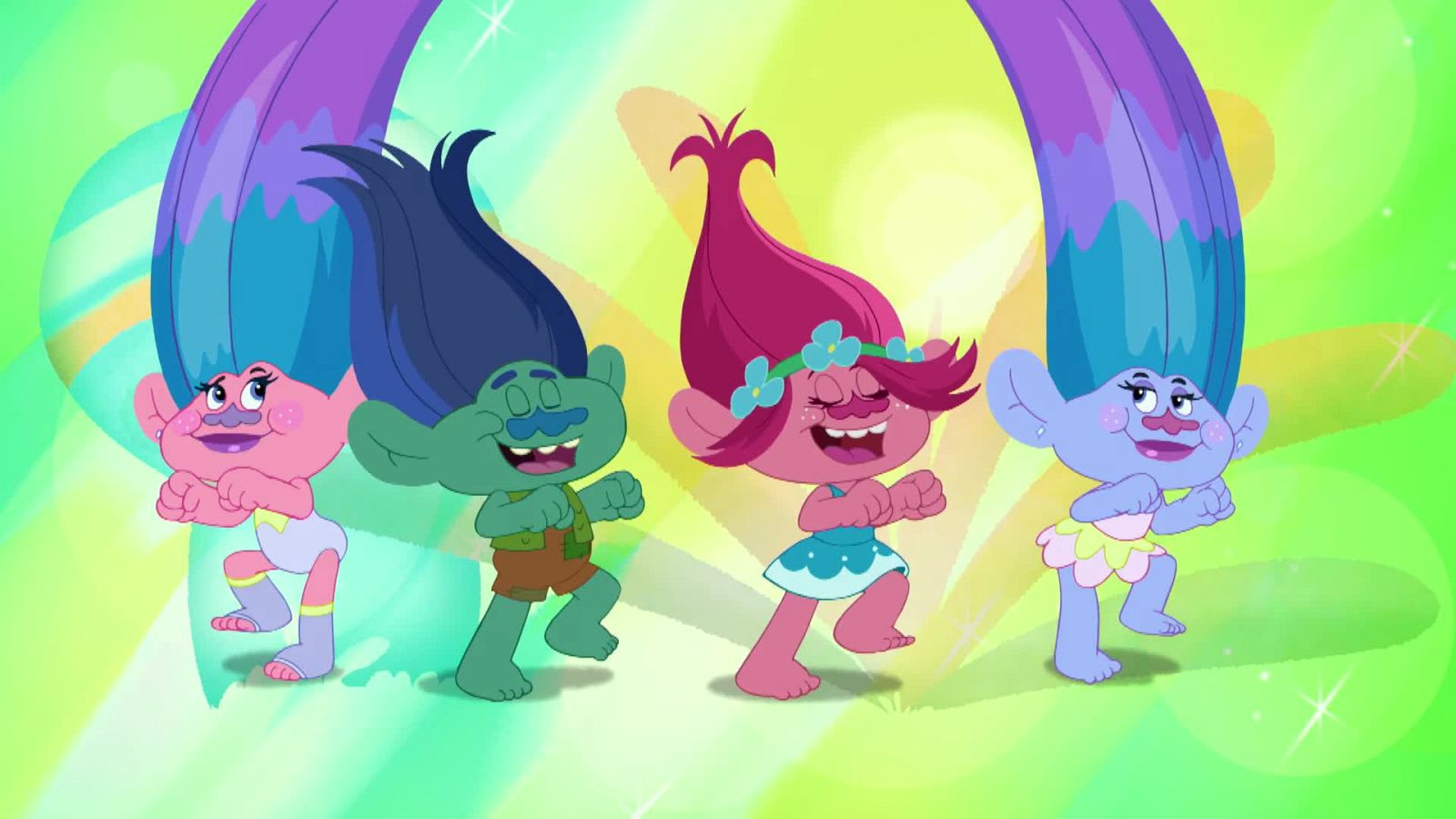 El Día de Acción de Diversión - Trolls | Ver