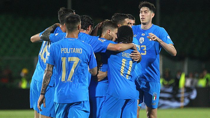 Telediario Matinal - Italia lidera su grupo de la Nations League tras el empate de Alemania e Inglaterra