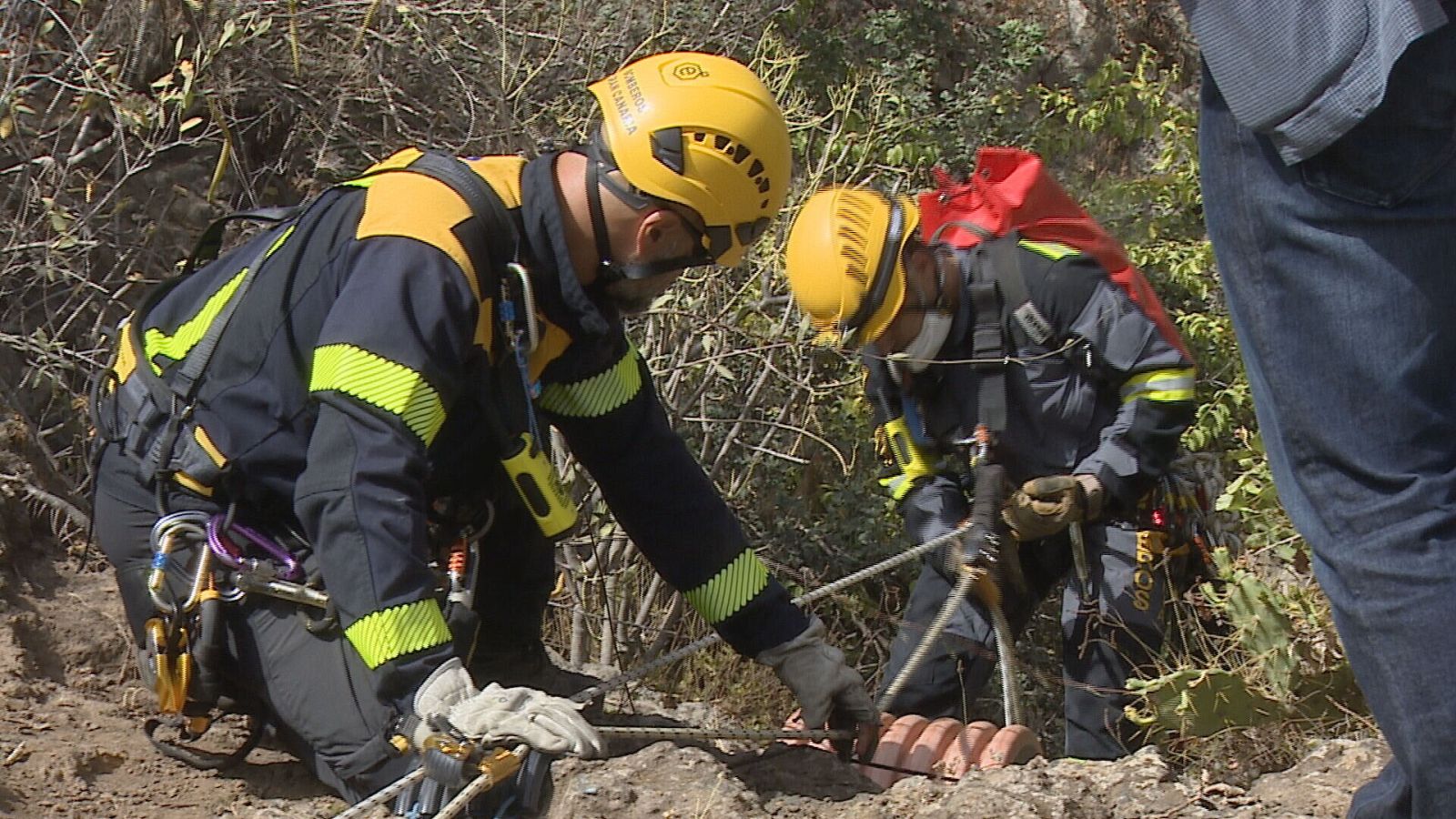 Arqueólogos grancanarios buscan restos de represaliados del franquismo en la Sima de Jinámar | Ver