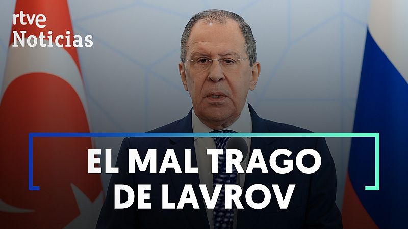 El tenso momento en el que un periodista le pregunta a Lavrov qué ha vendido Rusia de lo robado a Ucrania