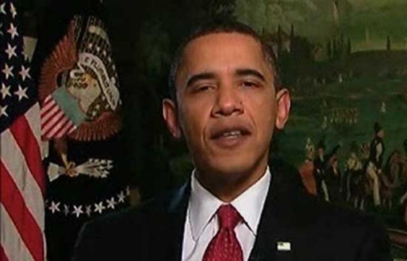 Barack Obama, Nicolas Sarkozy, Gordon Brown y Dimitri Medvedev coinciden en que 2009 ha sido el año de la crisis económica, pero auguran que 2010 será el de la recuperación. Al menos, así lo han manifestado en sus mensajes de Año Nuevo. (01/01/2010).