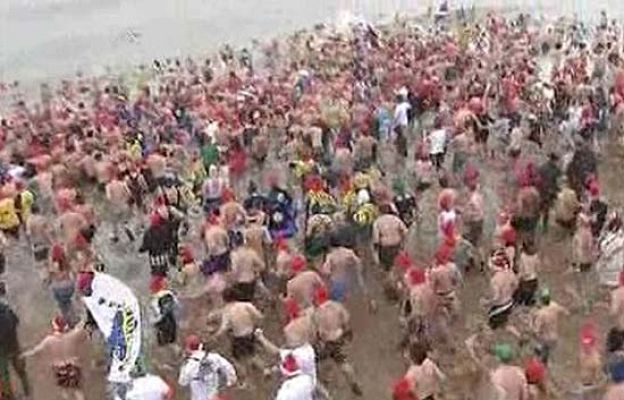  - Un baño frío en el Mar del Norte