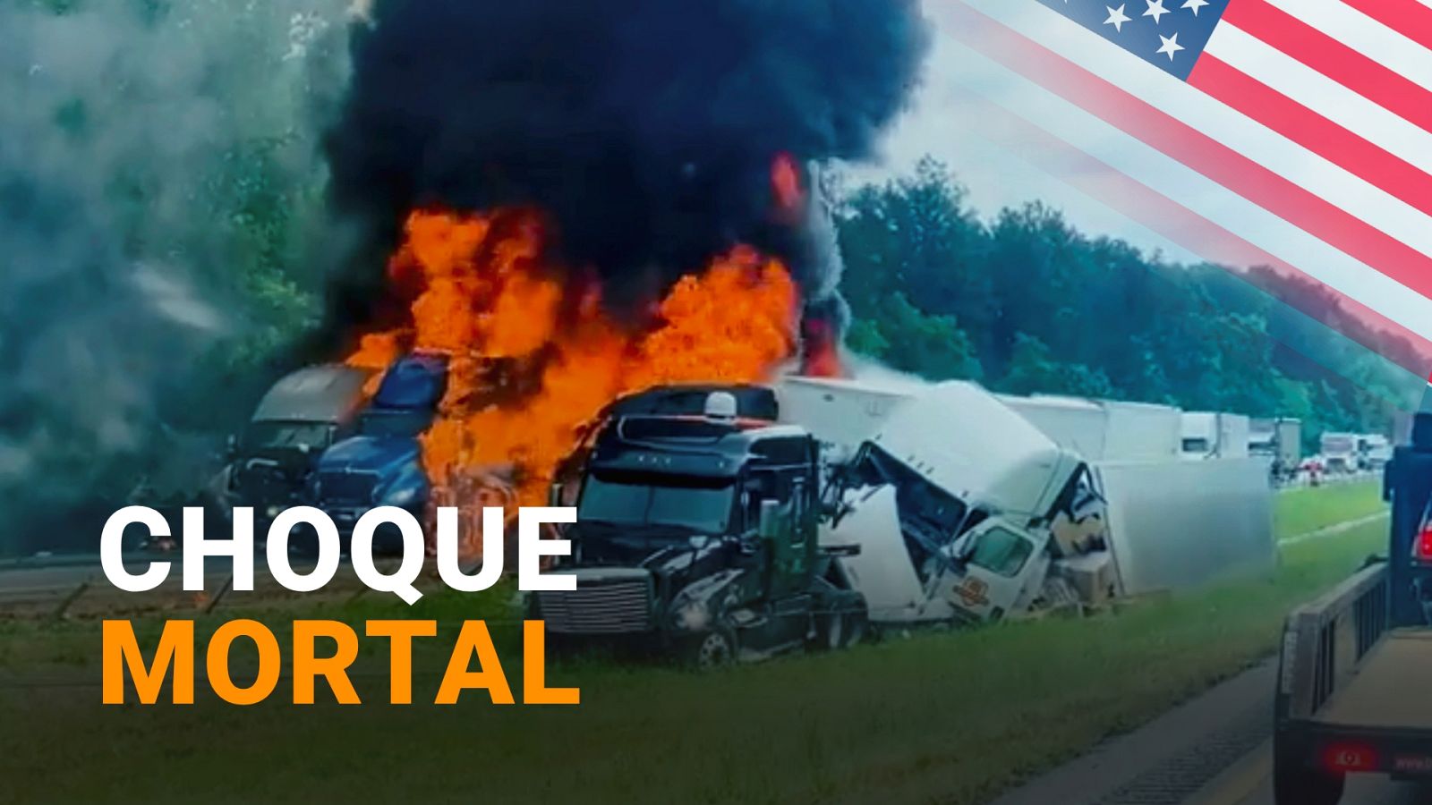 Al menos tres muertos en un accidente de tráfico en Arkansas entre 8 camiones