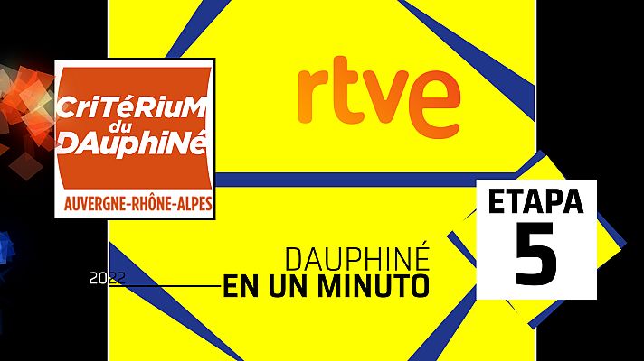 Ciclismo - #DauphinéEnUnMinuto - Etapa 5