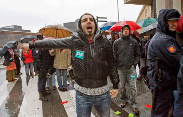  - Paro del comercio en Pamplona