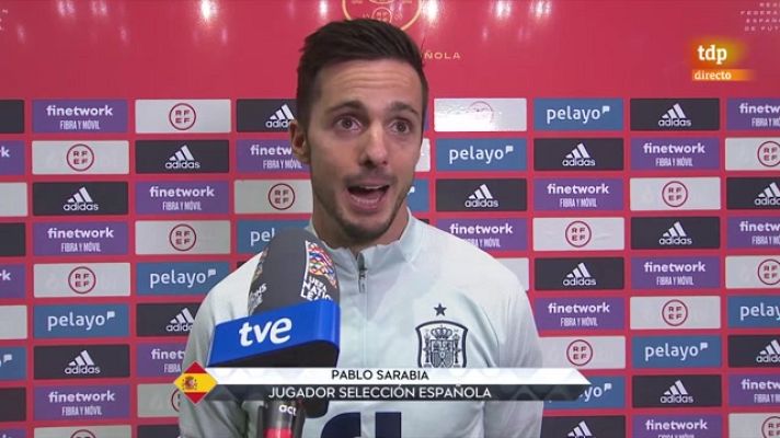 UEFA Nations League - Sarabia: "Siempre queremos más y tenemos la filosofía clara"