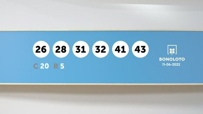 SELAE - Sorteo de la Lotería Bonoloto del 11/06/2022