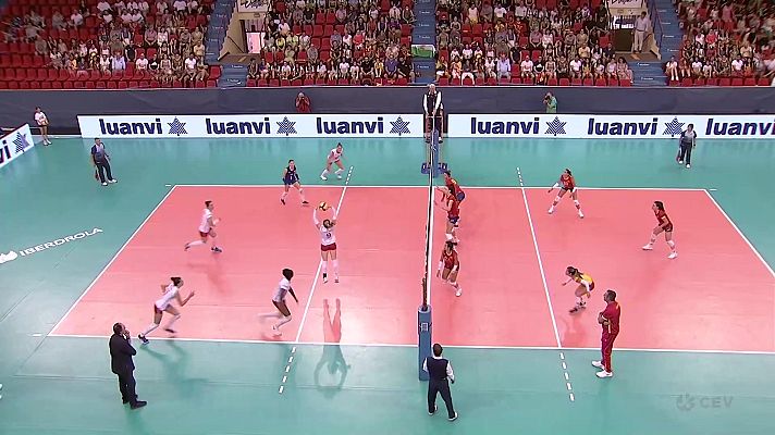 Voleibol - Liga europea femenina: España - Francia