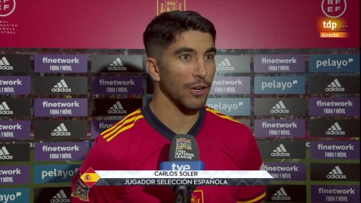 UEFA Nations League - UEFA Nations League | Carlos Soler: "Me haría ilusión estar en el Mundial"