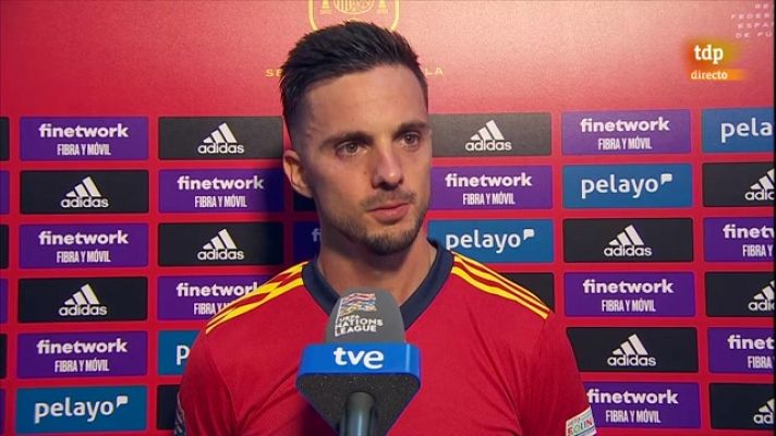 UEFA Nations League - UEFA Nations League | Pablo Sarabia: "Muy contento de acabar primeros"
