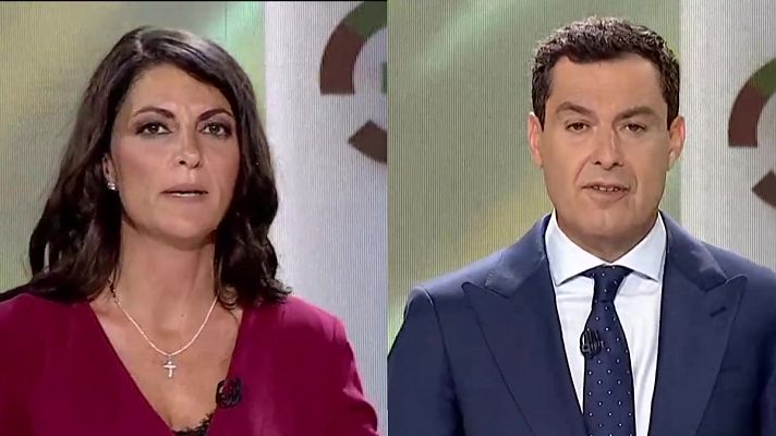 Informativo 24h - Moreno dice que su pacto es "con los andaluces" y Olona le insta a que diga con quién va a gobernar