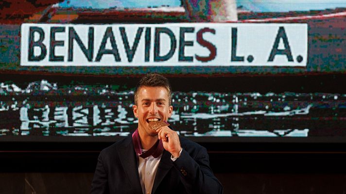Telediario 1 - El piragüista Sete Benavides recibe el bronce de Londres 2012