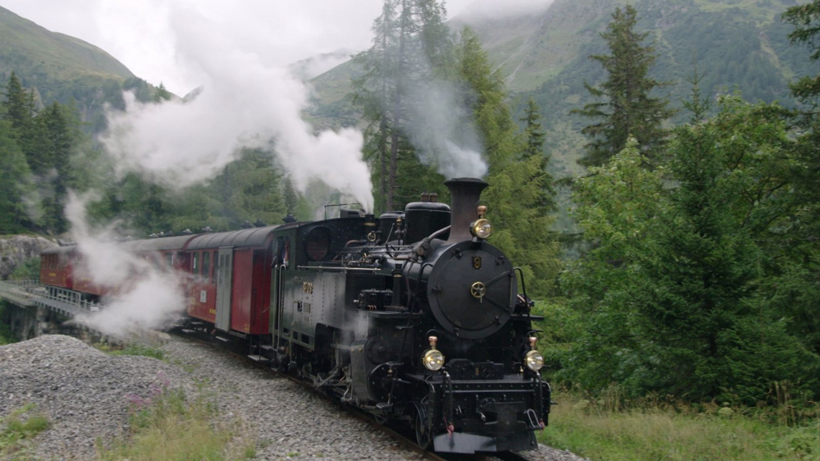 Viajar en tren - Suiza: Furka - Zermatt - Monte Cervino - ver ahora