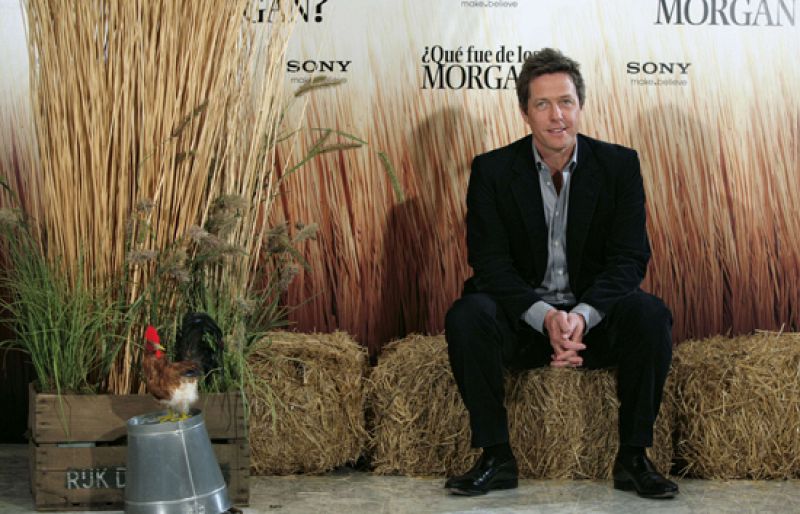 Hugh Grant presenta en Madrid su nueva película