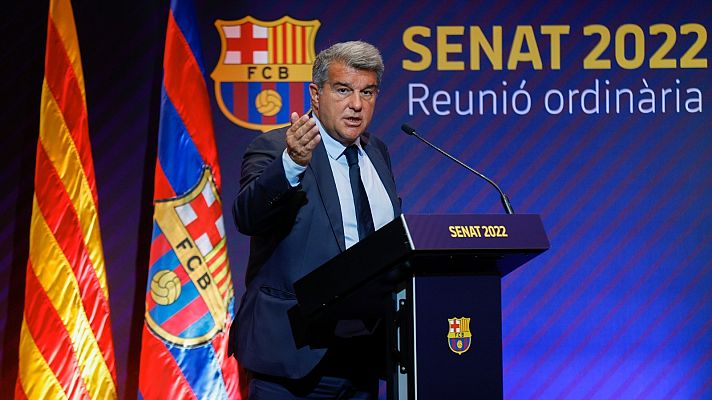 Telediario 2 - Laporta recibe el respaldo de la Asamblea para activar las palancas económicas