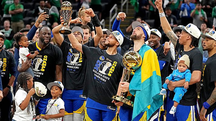 Telediario Matinal - Los Golden State Warriors se proclaman campeones de la NBA
