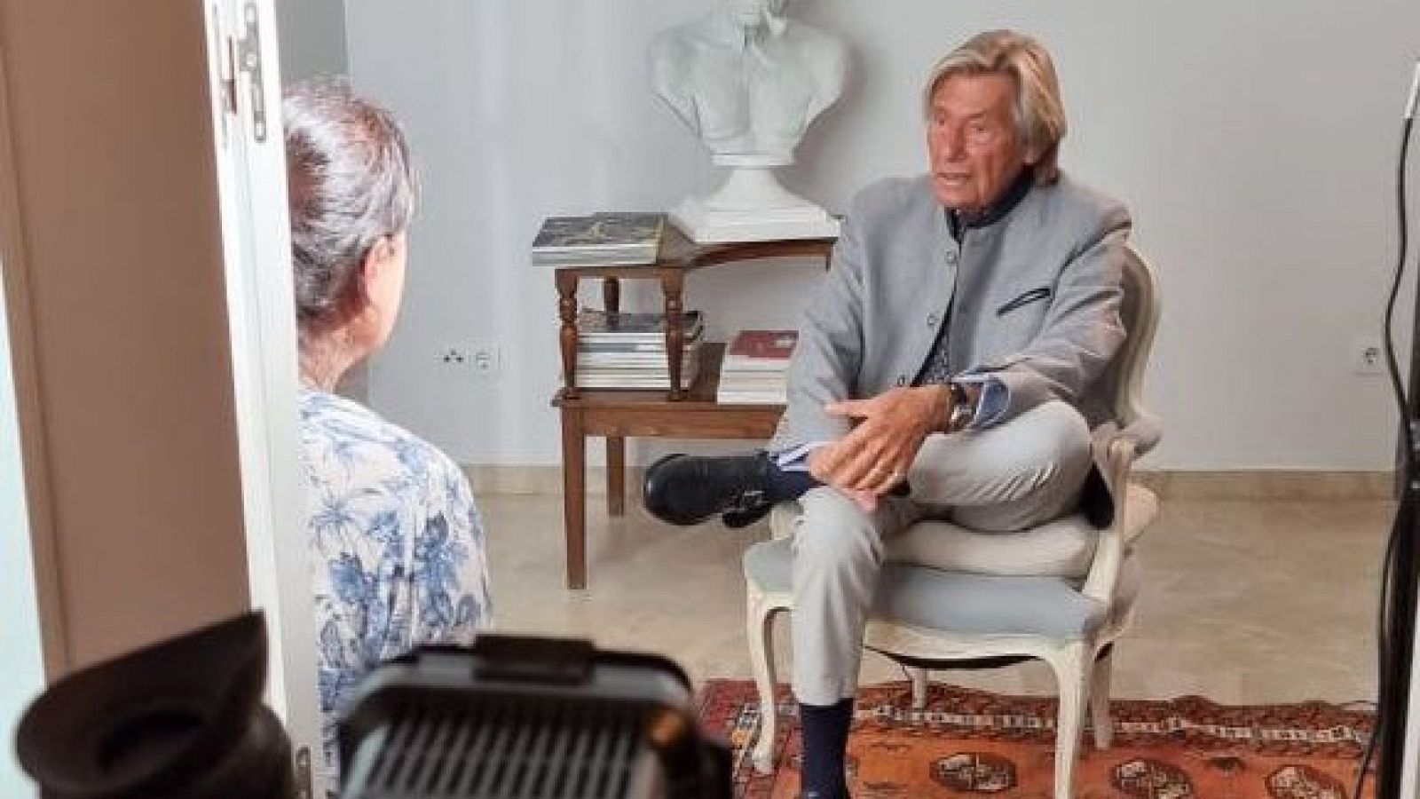 Andrés García Carro en casa de su hija | Ver