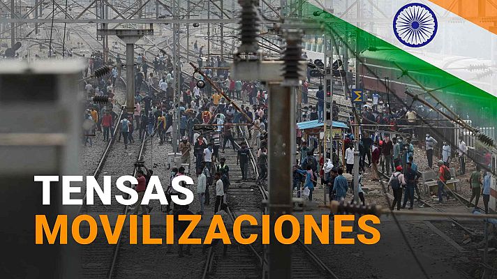 Modo Digital - Al menos un muerto en las violentas protestas en la India por la reforma para acceder a las Fuerzas Armadas