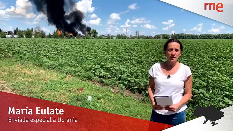 Rusia bombardea un depósito de petróleo en Dnipro