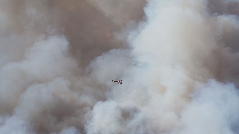 Preocupa la situación de varios incendios en Cataluña y Aragón