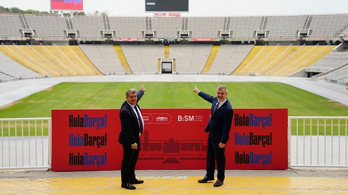 Telediario 1 - El Barça invertirá entre 15 y 20 millones en su traslado al Estadio Olímpico