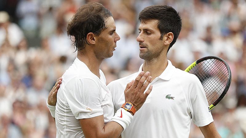 Nadal y Djokovic van por diferentes partes del cuadro y no se cruzarían hasta la final de Wimbledon