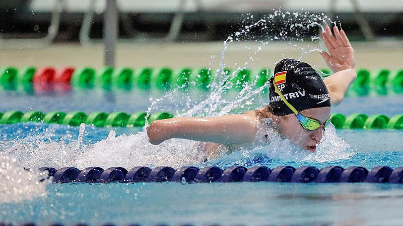 La almeriense Tasy Dmytriv, nueva sensación de la natación paralímpica con 13 años