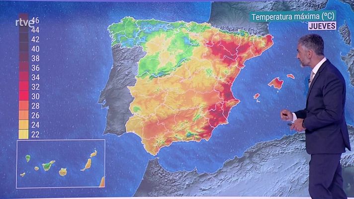 El tiempo - En Galicia, área cantábrica y noroeste de la Meseta norte, nuboso o cubierto con precipitaciones