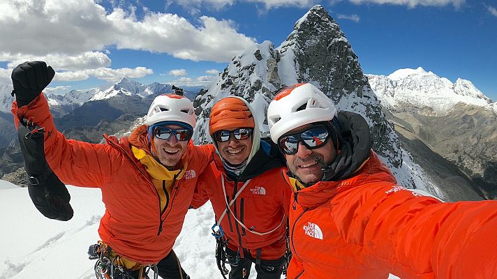 Escalada deportiva - Los hermanos Pou abren dos nuevas vías en Los Andes