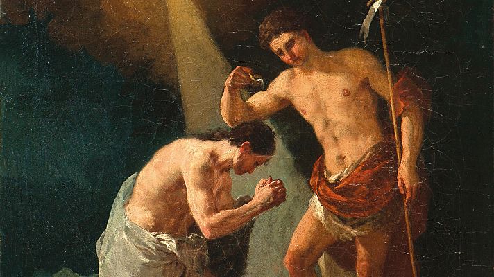 Telediario 1 - Dos cuadros de Goya salen a subasta: 'Aparición de la Virgen' y 'Bautismo de Cristo' 