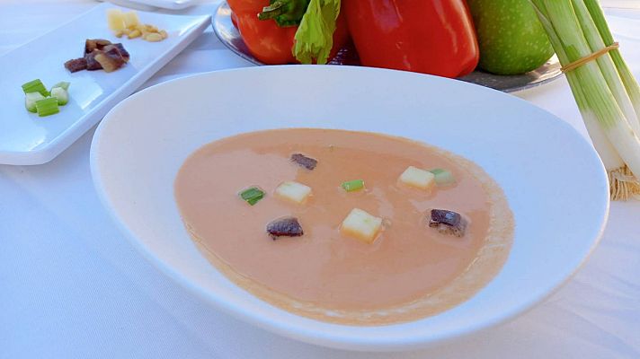 España Directo - Receta de gazpacho de marisco