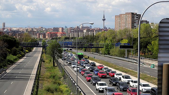 Telediario 2 - Teletrabajo y restricciones a la movilidad durante la cumbre de la OTAN en Madrid