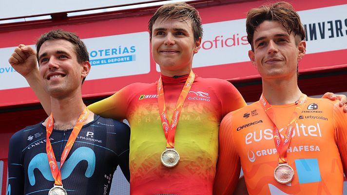 Telediario 1 - Raúl García Pierna y Mavi García, campeones de España CRI