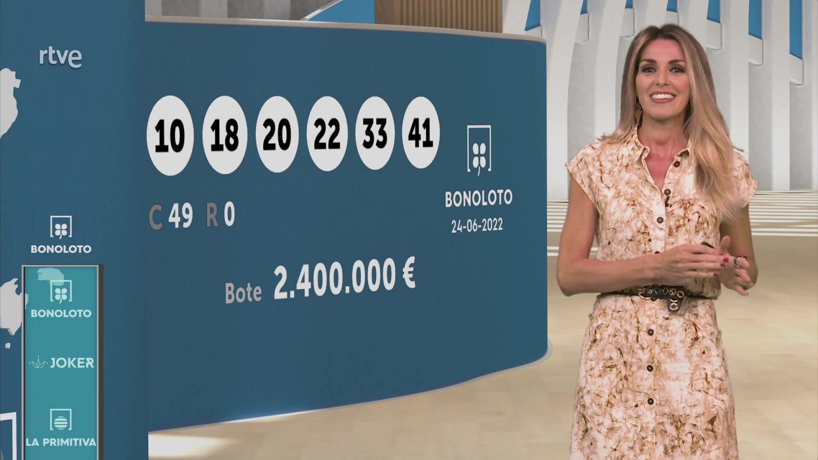 Sorteo de la Bonoloto y Euromillones del 24/06/22 - ver ahora