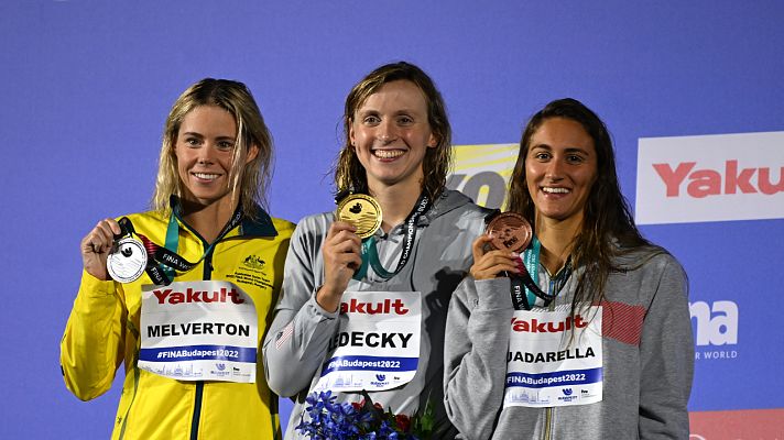 Telediario Fin de Semana - Ledecky, estrella en el Mundial de natación de Hungría