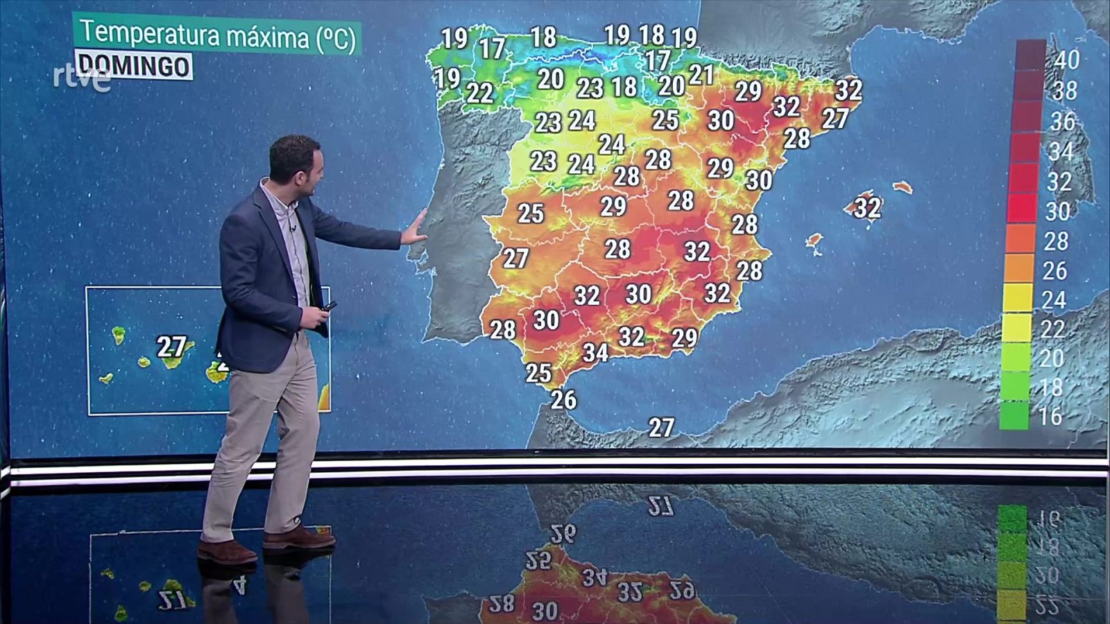 Las temperaturas máximas subirán en el extremo sureste peninsular y bajarán en Galicia, área cantábrica, norte de la meseta Norte y zonas de Cataluña - ver ahora