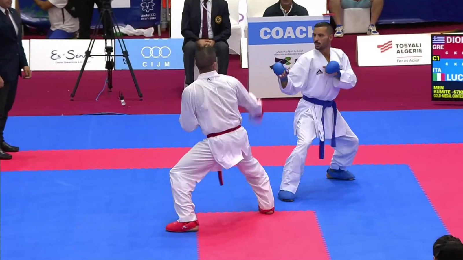 Juegos Mediterráneos - Kárate. Finales: -61kg/ -68kg y -75kg - ver ahora