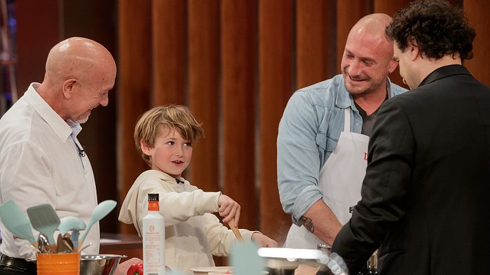 MasterChef - El hijo de David a Pepe: "Yo te vi en la tele"