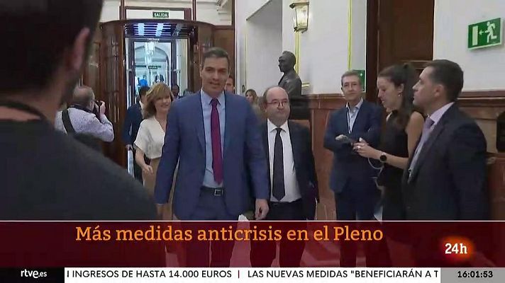 Parlamento - Más medidas anticrisis en el Pleno