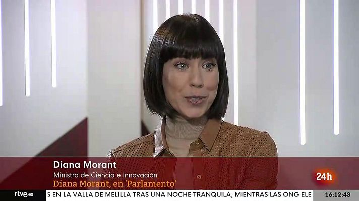 Parlamento - Diana Morant, ministra de Ciencia e Innovación