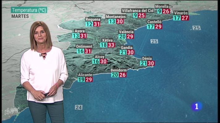 L'informatiu - Comunitat Valenciana - El tiempo en la Comunitat Valenciana - 27/06/22