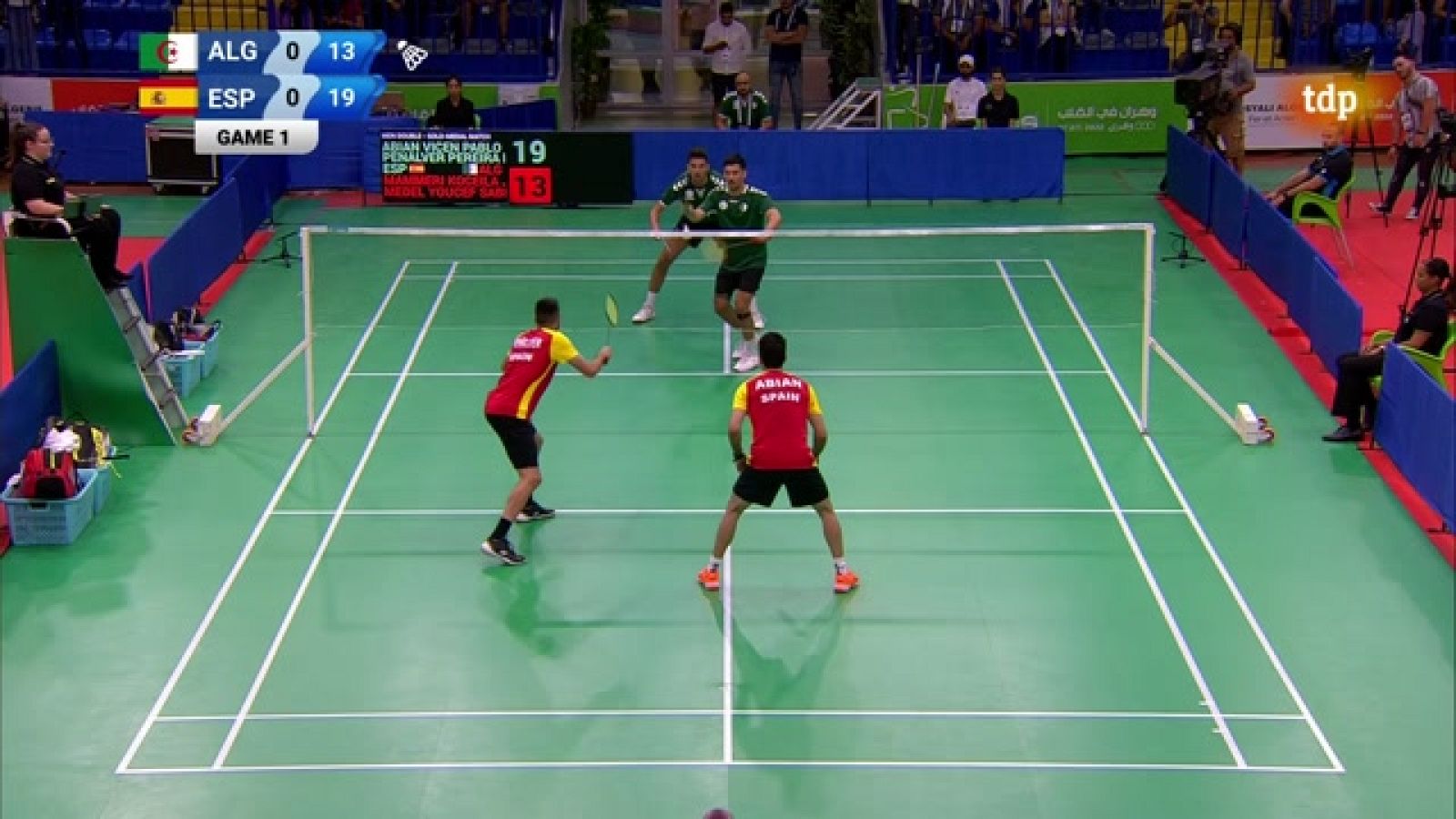 Juegos Mediterráneos - Badminton. Final dobles masculina y femenina - ver ahora