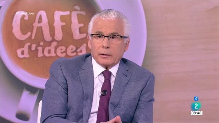 Cafè d'idees - Baltasar Garzón: "Vox està a un pas del pur feixisme"