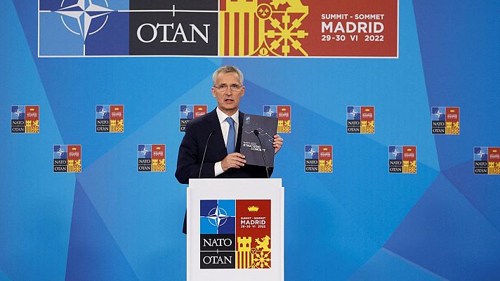 Informativo 24h - Stoltenberg asegura el apoyo a Ucrania en el primer día de la cumbre de la OTAN en Madrid