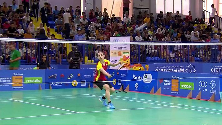 Juegos Mediterráneos - Bádminton Final individual femenina: N. Yigit - B. Corrales