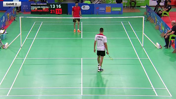 Juegos Mediterráneos - Bádminton Final individual masculina: P. Abián - L. Peñalver