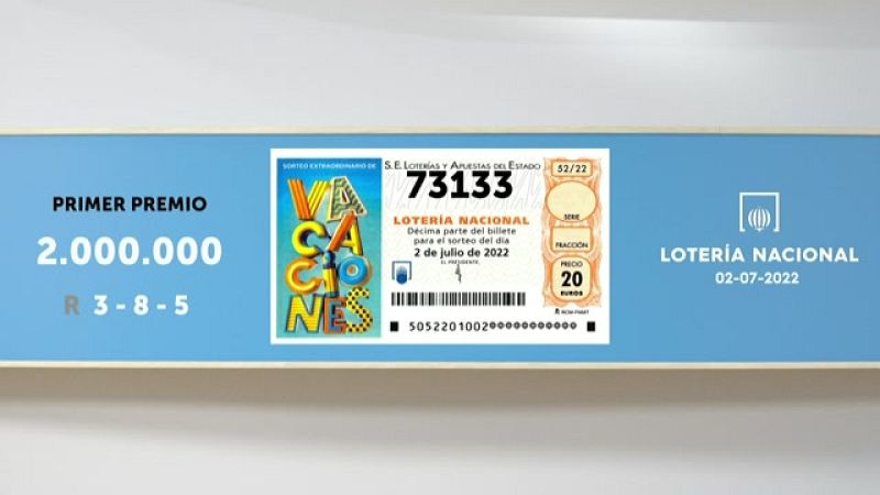 Sorteo de la Lotería Nacional del 02/07/2022 - Ver ahora