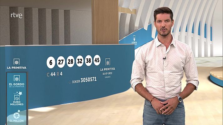 Loterías - Sorteo de la Bonoloto y Primitiva del 02/07/2022